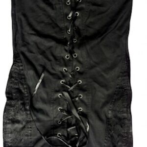 Lip Service Black Lace-Up pinup Skirt